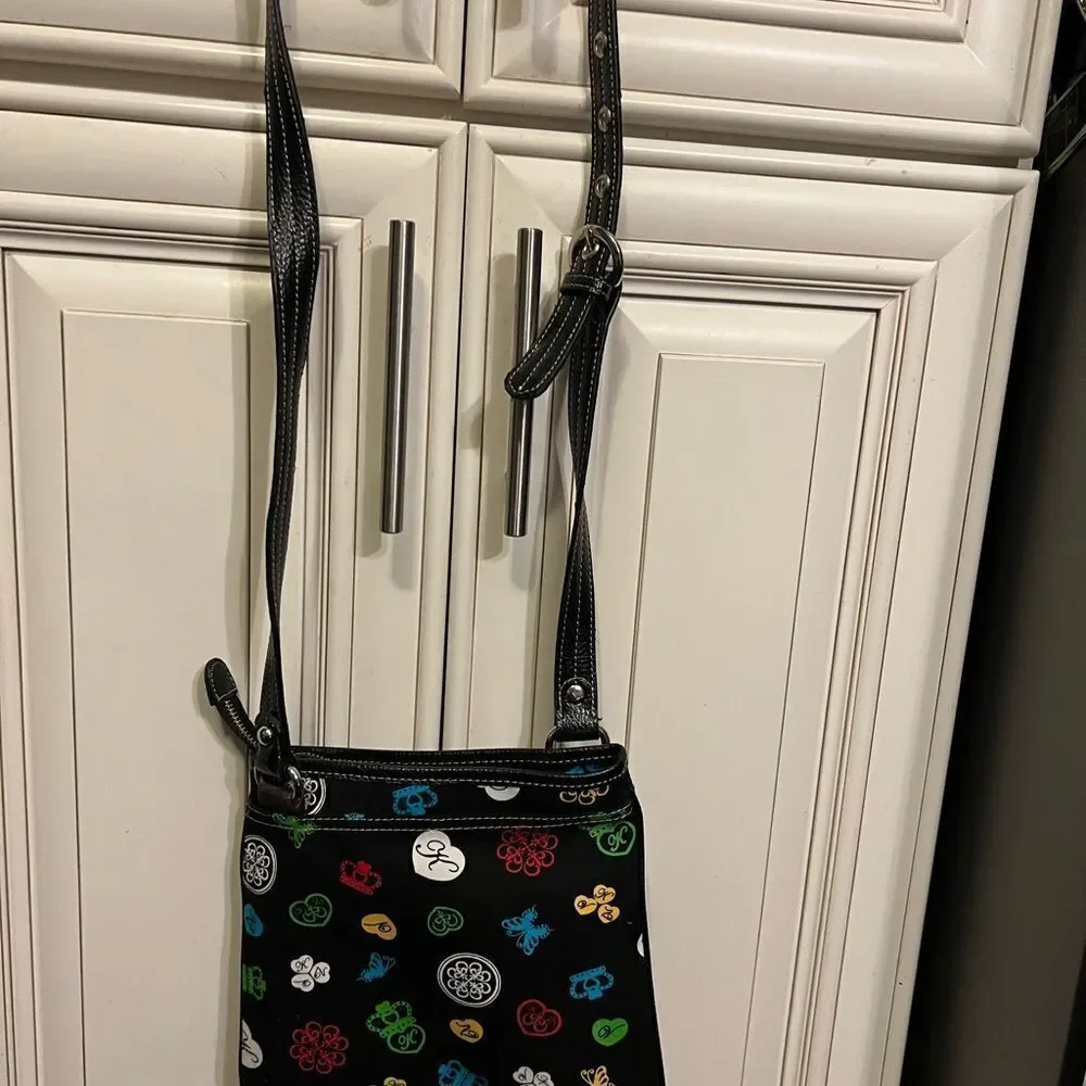 Kathy Van Zeeland Purse-sequins On Purse Cute Design
